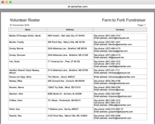 volunteer-roster-report